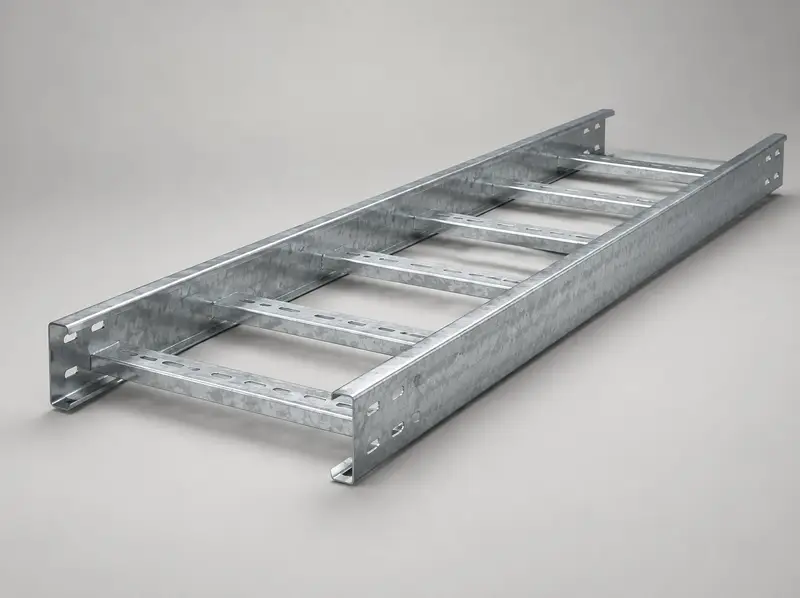 Galvanised ladder cable tray