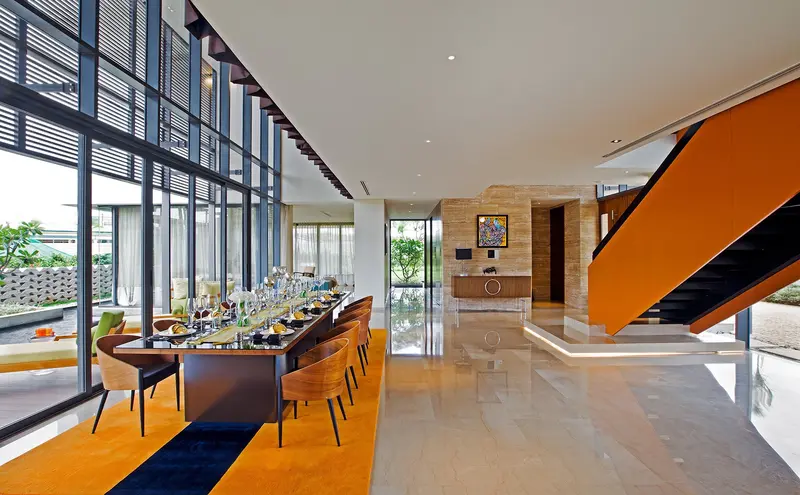 Marble flooring at Embassy Boulevard, Bengaluru
